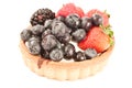 Berry tart, fruit tart Royalty Free Stock Photo