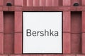 Bershka logo on a wall