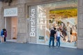 Bershka retail store in Barcelona, Spain