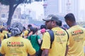 Bersih 4.0 Rally at Dataran Merdeka, Kuala Lumpur Malaysia. Royalty Free Stock Photo