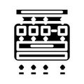 bert bidirectional encoder representations transformers glyph icon vector illustration Royalty Free Stock Photo