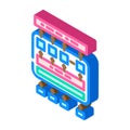 bert bidirectional encoder representations transformers isometric icon vector illustration