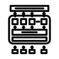 bert bidirectional encoder representations transformers line icon vector illustration