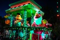 Bert and Telly Monster at Sesame Street Christmas Parade at Seaworld 7 Royalty Free Stock Photo