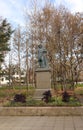 Bertel Thorvaldsen statue Reykjavik Royalty Free Stock Photo