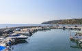 Berth in the Mediterranean resort of Faliraki. Rhodes. Greece