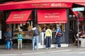 Berthillon famous ice cream shop in Paris