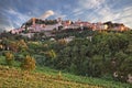 Bertinoro, Forli Cesena, Emilia Romagna, Italy: landscape of the countryside and the hill town known for its excellent wines