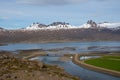 Berufjordur fjord in East Iceland