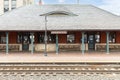 A Berwyn, IL Metra train station. Royalty Free Stock Photo