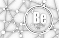 Beryllium chemical element.