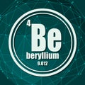 Beryllium chemical element.