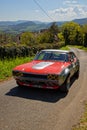 Ford Capri during Tour Auto on Burgundy roads