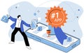 Bes app metaphor. Best application, pinnacle of seamless design and functionality Winner app, testament to superior user