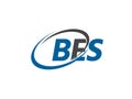 BES logo, design, vector illustration Royalty Free Stock Photo