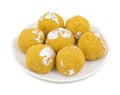 Besan Laddu Indian Traditional Sweet Food Royalty Free Stock Photo