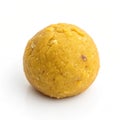 Besan laddu isolated on white background Royalty Free Stock Photo