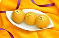 Besan Ladoo Royalty Free Stock Photo