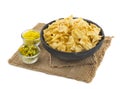 Besan Papri Royalty Free Stock Photo