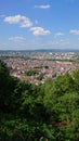 Besancon downtow view from Chaudanne