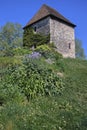 Besancon in quarantine the Montmart tower in summer