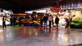 Fish market and some fishmongers in Besiktas Istanbul Turkey