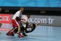 Besiktas MOGAZ HT and Dinamo Bucuresti Handball Match