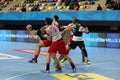 Besiktas MOGAZ HT and Dinamo Bucuresti Handball Match