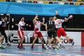 Besiktas MOGAZ HT and Dinamo Bucuresti Handball Match