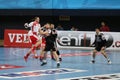 Besiktas MOGAZ HT and Dinamo Bucuresti Handball Match