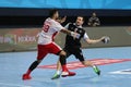 Besiktas MOGAZ HT and Dinamo Bucuresti Handball Match Royalty Free Stock Photo