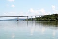 Beska Bridge on the Danube River in Vojvodina, Serbia