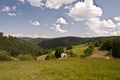 Beuatiful Beskydy mountains landscape Royalty Free Stock Photo