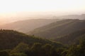 Beskydy mountains during summer evening