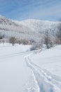 Beskydy winter country Royalty Free Stock Photo