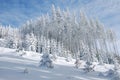 Beskydy winter country Royalty Free Stock Photo