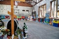 Beslan, Russia - October 25, 2019: Memorial for memory of the dead people who were captured by terrorists in the school in Beslan