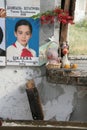 Beslan school memorial, where terrorist attack was in 2004