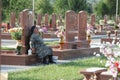 Beslan school memorial, where terrorist attack was in 2004