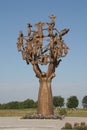 Beslan school memorial, where terrorist attack was in 2004