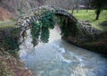 Besletsky Bridge, since the time of Queen Tamara, near Sukhumi Royalty Free Stock Photo