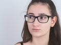 Bespectacled Teen Girl Royalty Free Stock Photo