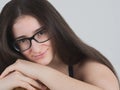 Bespectacled Teen Girl Royalty Free Stock Photo