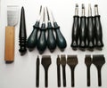 Bespoke basic leathercraft tools Royalty Free Stock Photo