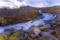 Bessa river near Besseggen in Jotunheim National Park in Norway