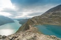 Besseggen at Jotunheimen park Norway