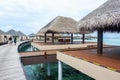 Best all-inclusive Maldives water-villa resorts in Maldives Royalty Free Stock Photo