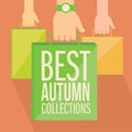 Best autumn collections flat design