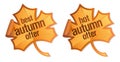 Best autumn offer stickers.