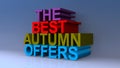 The best autumn offers on blue